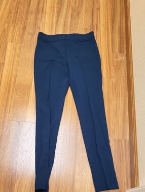 Akris Deep Navy Skinny Ponte Pants
